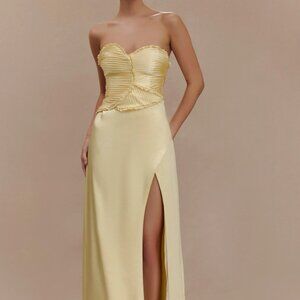 sachin and babi light blue dress Brown Bridesmaid Dresses